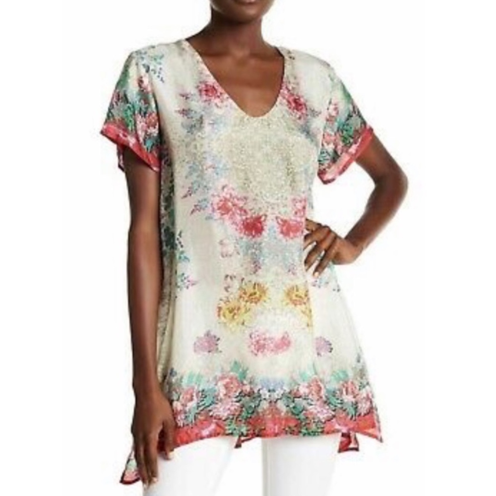 Johnny Was | Floral Silk Tinic